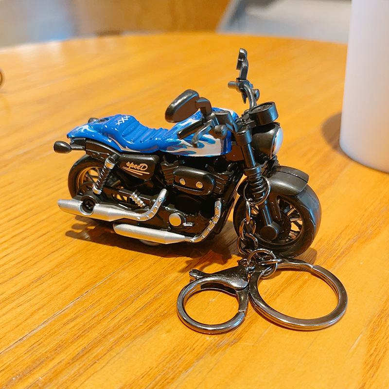 Cartoon Mini Harley Motorcycle - مراجعة Heavy Equipment Key Ring وسعره