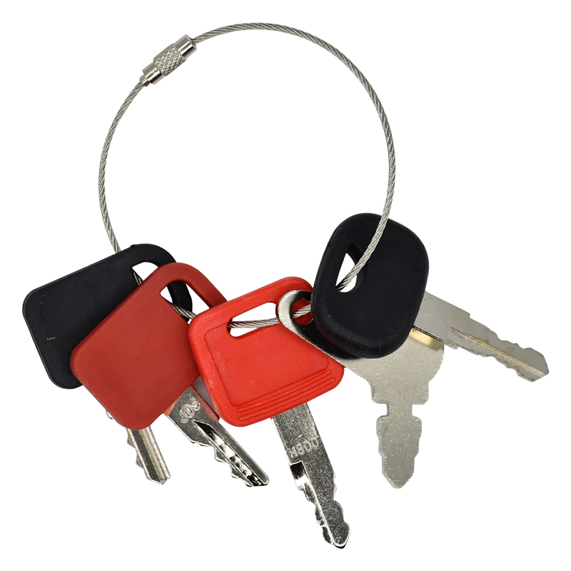 New 5Pcs Heavy Equipment Ignit - مراجعة Heavy Equipment Key Ring وسعره