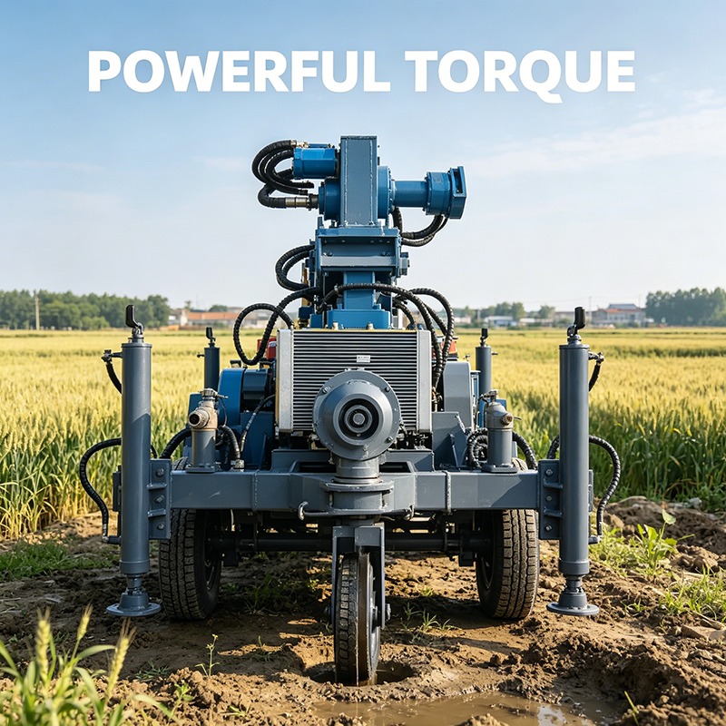 Heavy Duty Crawler Water Well  - مراجعة Heavy Equipment Drilling Rig وسعره