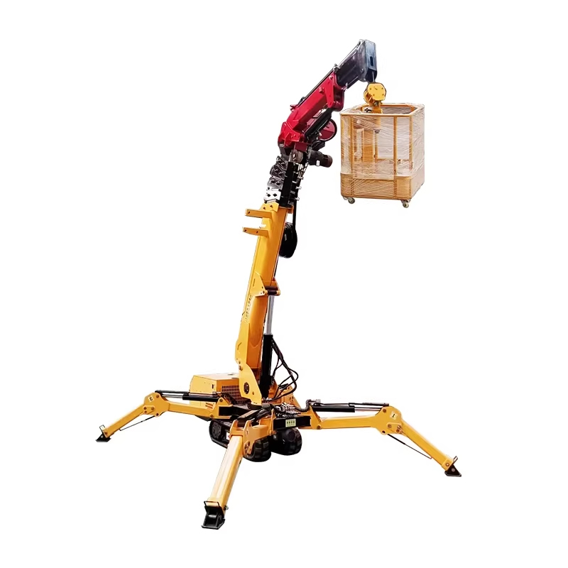 Crawler Spider Crane Compact H - مراجعة Compact Crawler Boom Lift وسعره