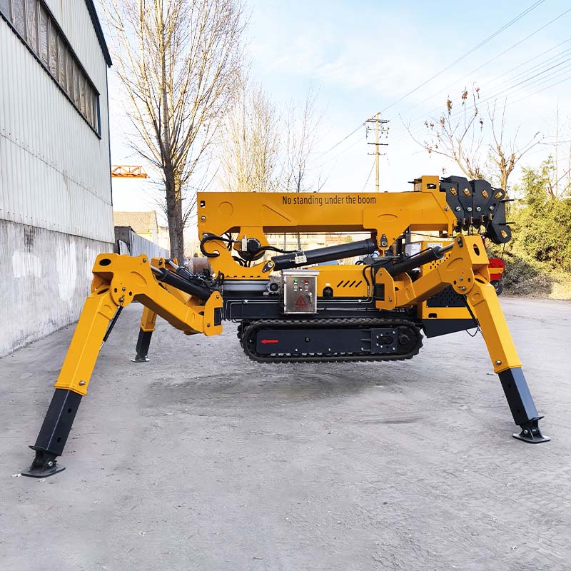 Factory Wholesale Spider Crane - مراجعة Compact Crawler Boom Lift وسعره